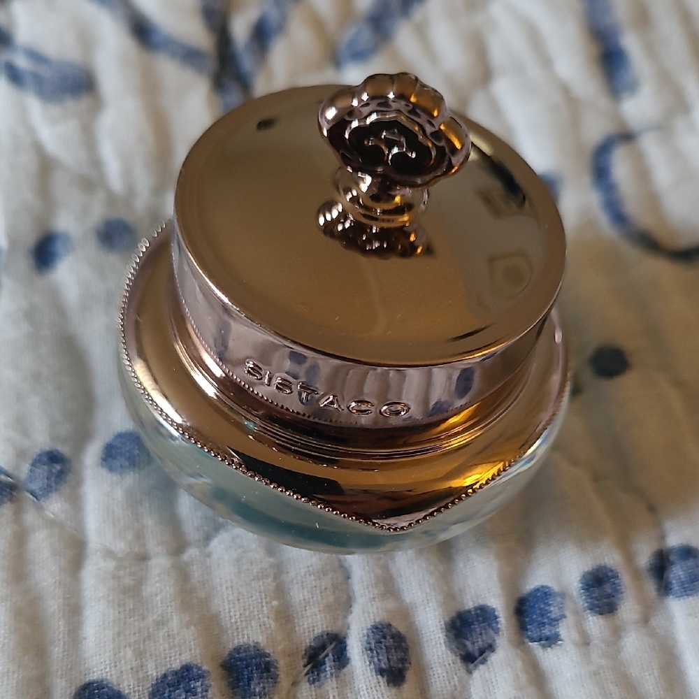 Gold and Clear Decorative Jar